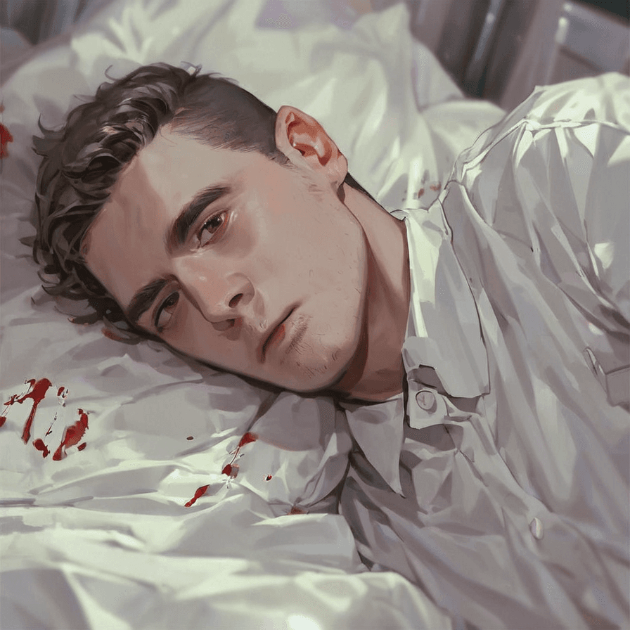 AI generated: SEMI-REALISTIC, Looking at viewer, hospital background
