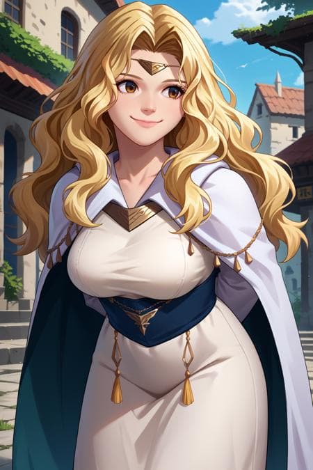 Edain/エーディン (Fire Emblem: Genealogy of the Holy War) SDXL LoRA [Pony Diffusion]