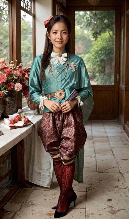 ChongKraben Sabai (Thai Clothes) โจงกระเบนสะไบ