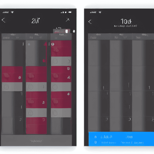 AI generated: Reminder calender app modern design ios colorful