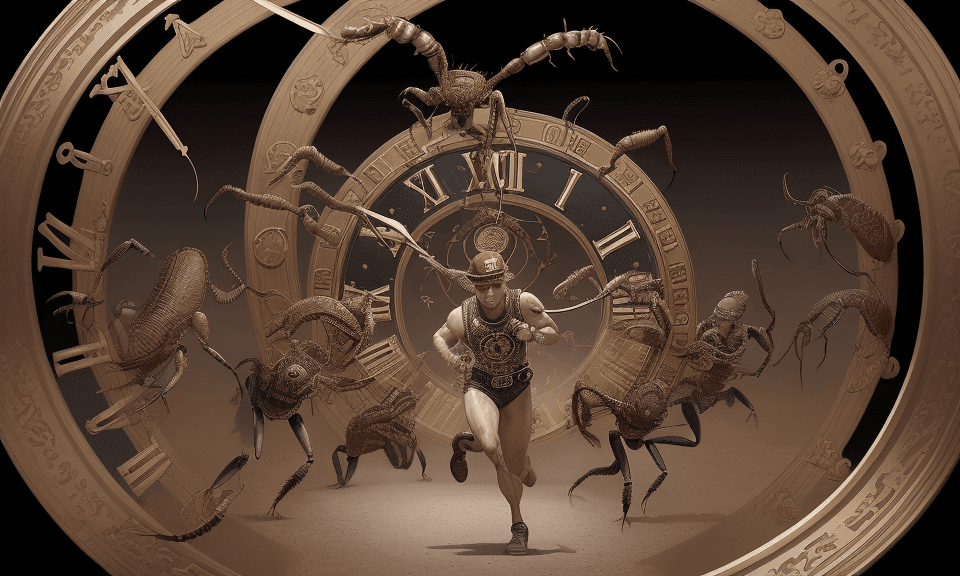 AI generated: The background is the traditional circular watch with Hour's hand and English numbers. 
This watch ...