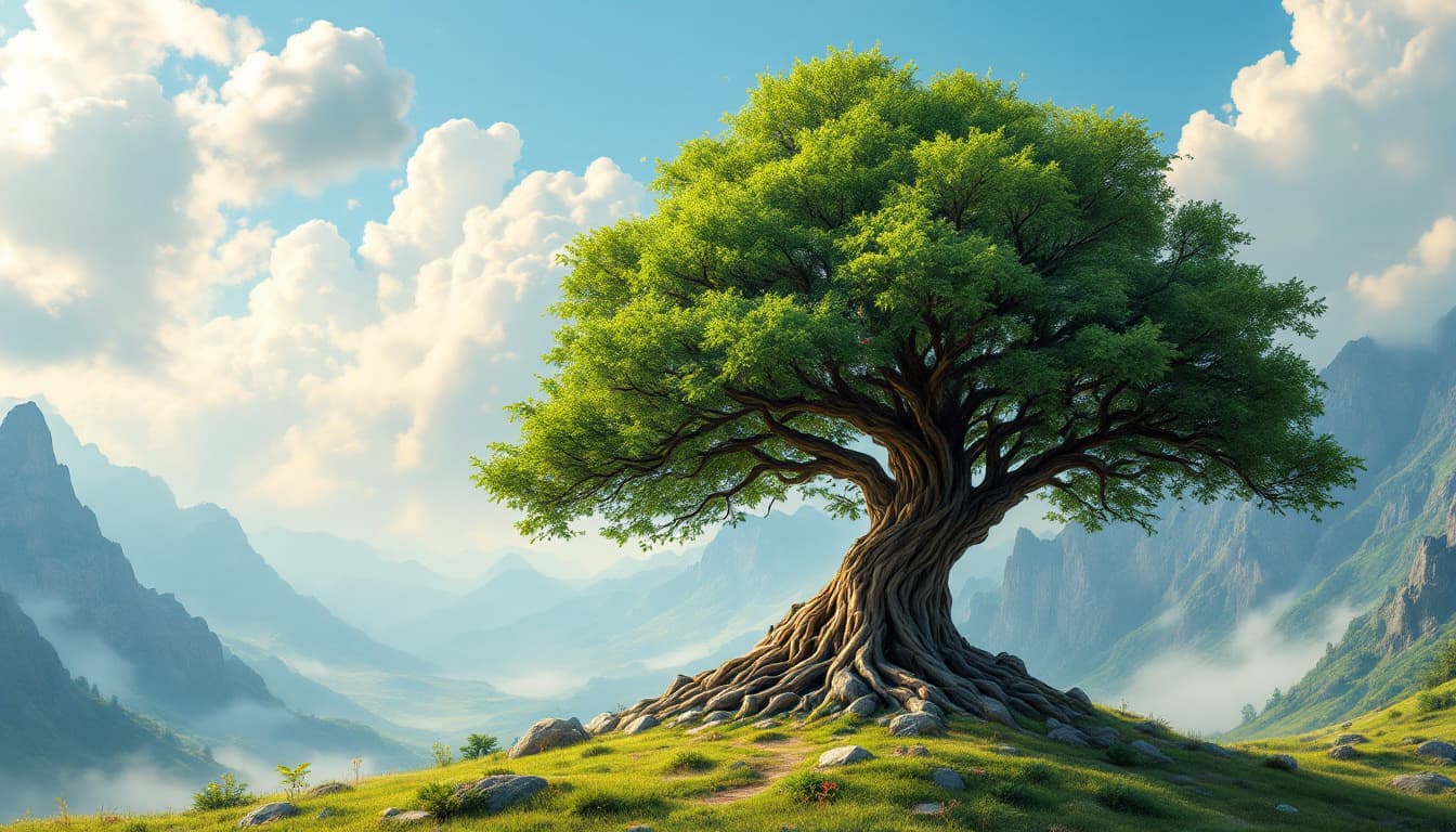 AI generated: time-traveling tree