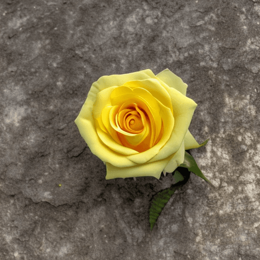 AI generated: Texas yellow rose