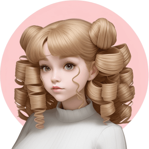 AI generated: Wool rolls (also known as doll noodle heads or instant noodle heads) are usually rolled up from the ...