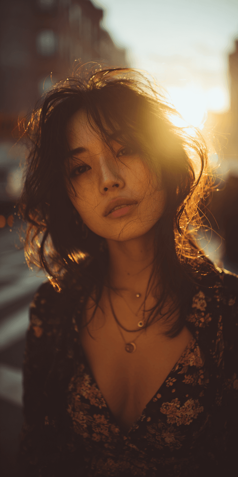 AI generated: Asian woman, mid 20s --ar 1:2 --raw --profile n19tbh9 --stylize 750 --v 7