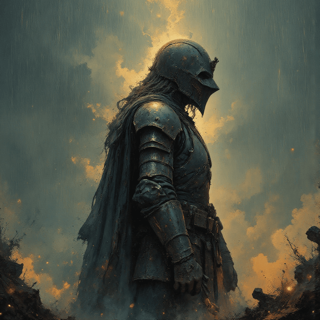 AI generated: Evade the rain Ancient beyond the grasp of even the Gods love can never die but tainted still live. ...