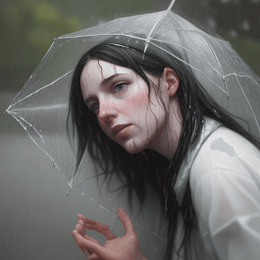 AI generated: Poco ha llovido para lo que tiene que llover Alyssa Monks style