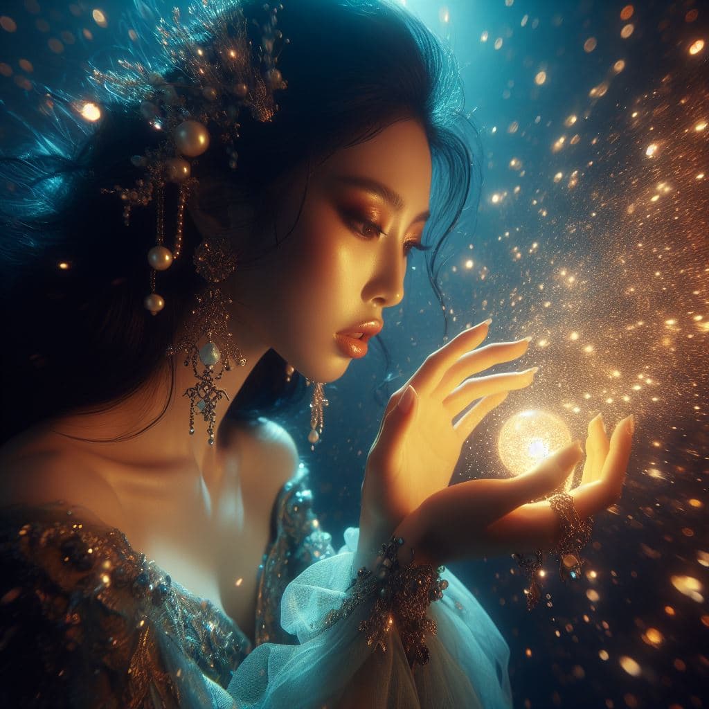 AI generated: wenn magic comes in your life,fantasy,modern world,photorealism, very wonderful, shiny,dynamic light...