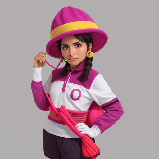 AI generated: teletubi con polo de peru

