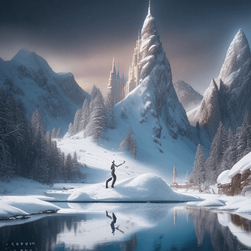 AI generated: Disney Live series, (detailed stunning snow environment), cinematic, cover art, full body, highly de...