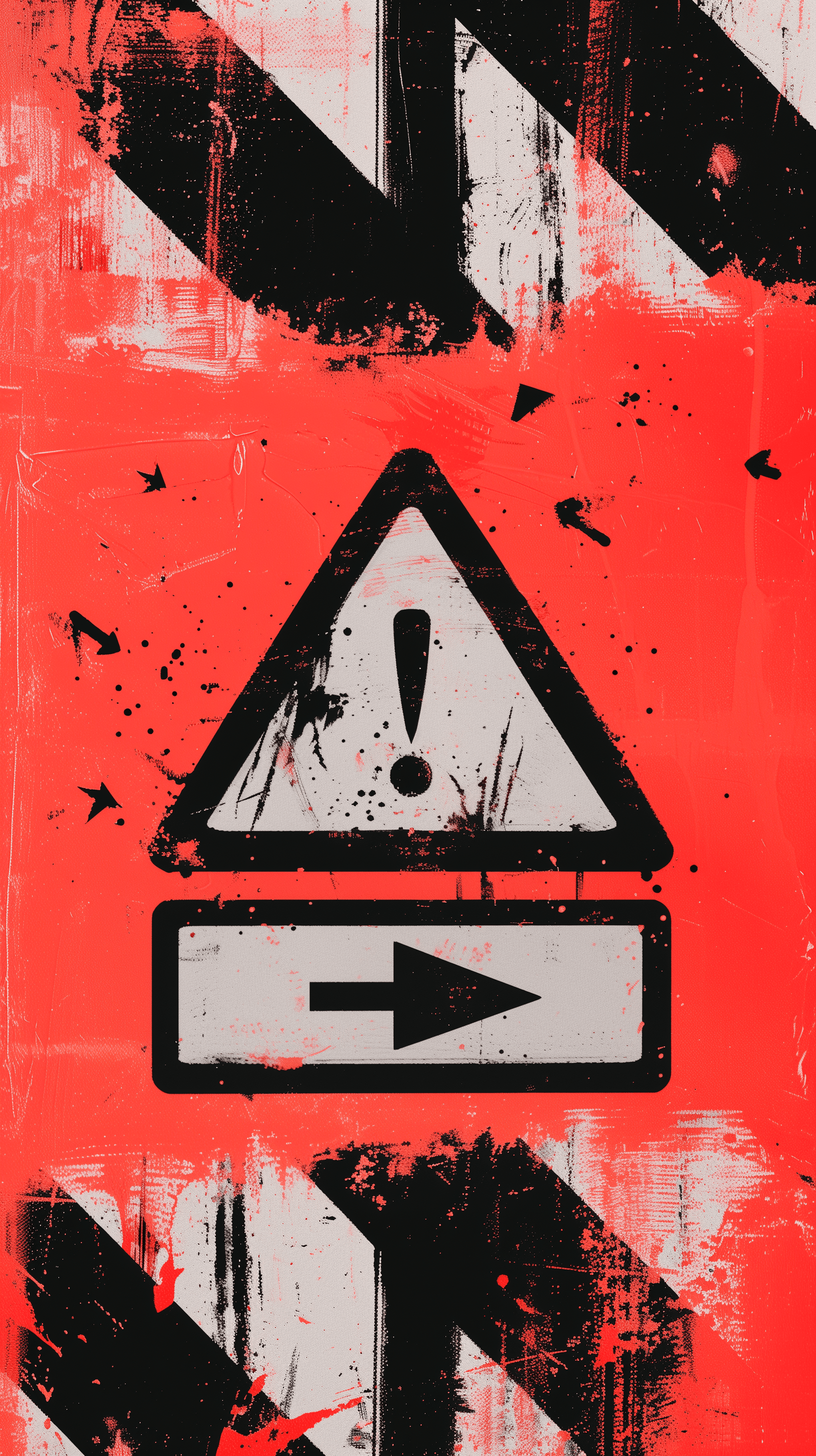 AI generated: A high-impact Telegram post with the text "ATTENTION!": the background is a vibrant and intense grad...