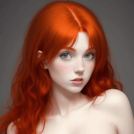 AI generated: redheads girl, 