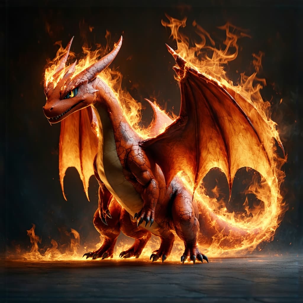 AI generated: Imagine a hyper-realistic, 3D depiction of a Pokémon, brought to life with every detail meticulously...