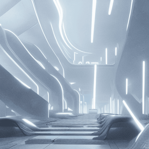 AI generated: \imagine architecture, location, bladerunner 2049,dystopian,zaha hadid, peter zumthor, Westworld,, h...