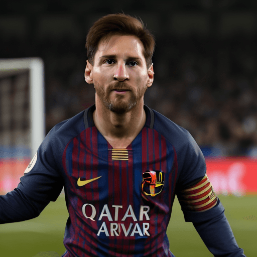 AI generated: Lionel Messi listo para debutar en el equipo de futbol COL.35