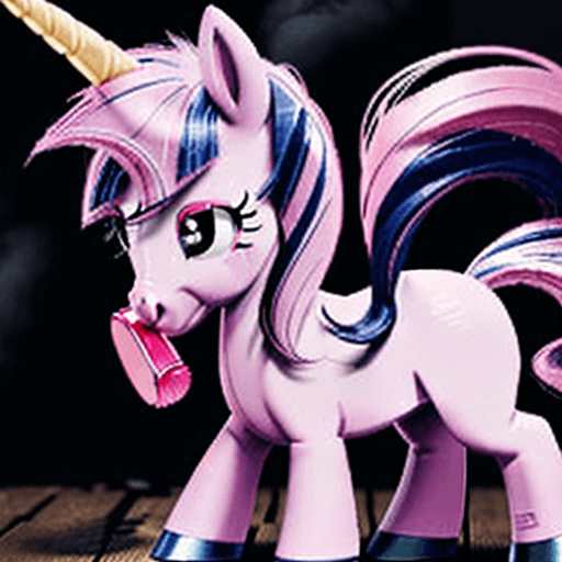 AI generated: my little pony arson