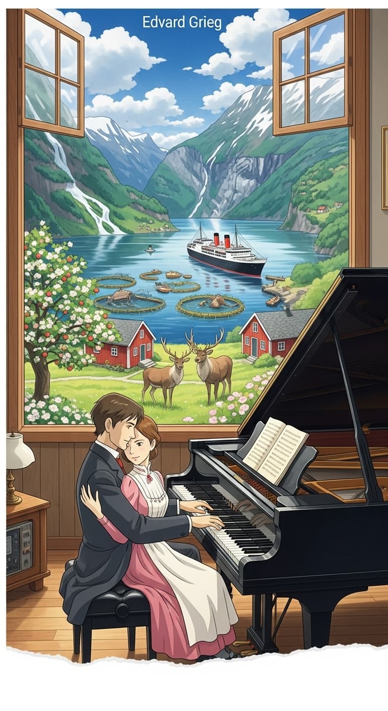 AI generated: A mesmerizing collaboration of artistic worlds, as if Studio Ghibli and Claude Monet had painted a m...