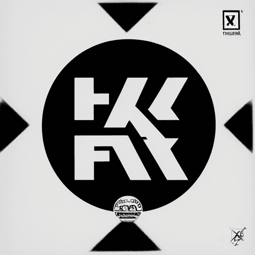 AI generated: Faça uma logo de um F, tri-x, x-ray film --testpfx