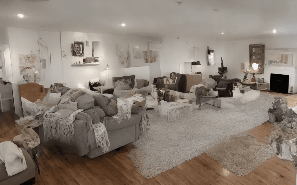 AI generated:  living room