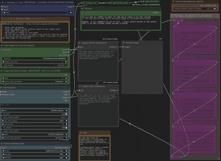 Automatic Captioning Workflow - FLUX/Stable Diffusion 3.5 - ComfyUI