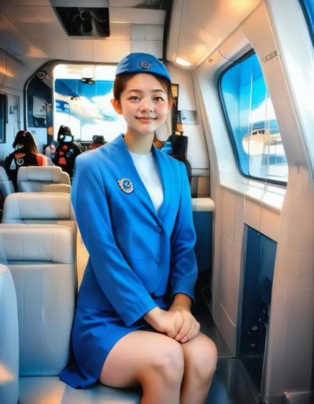 客室乗務員(Flight attendant)