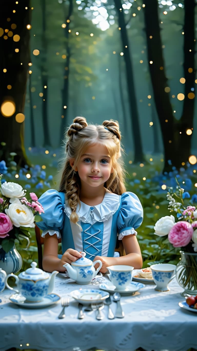 AI generated: a professional photo of a realistic of a pretty tween anna Davis (masterpiece), (futuristic), (reali...