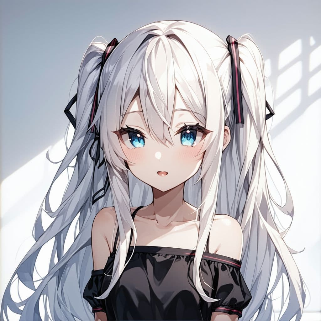 AI generated: Loli, white hair