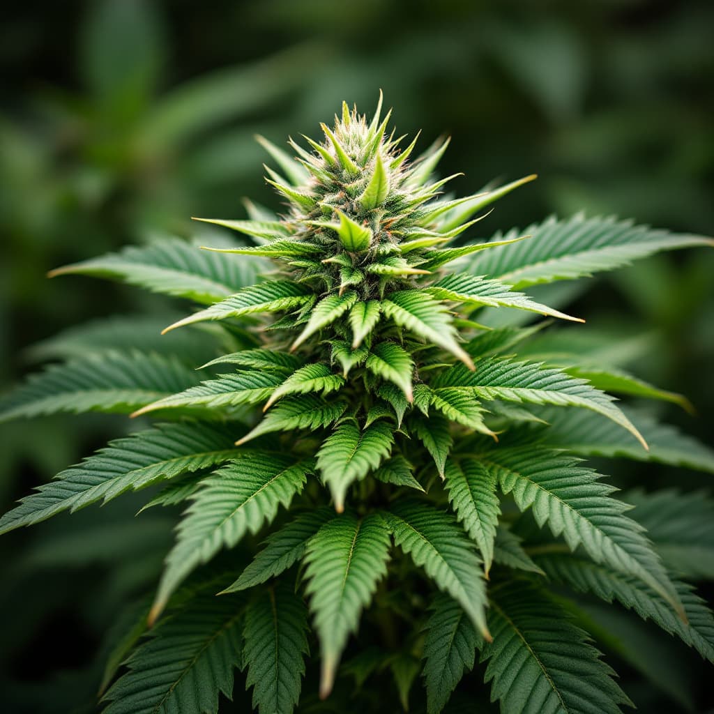 AI generated: marijuana plant