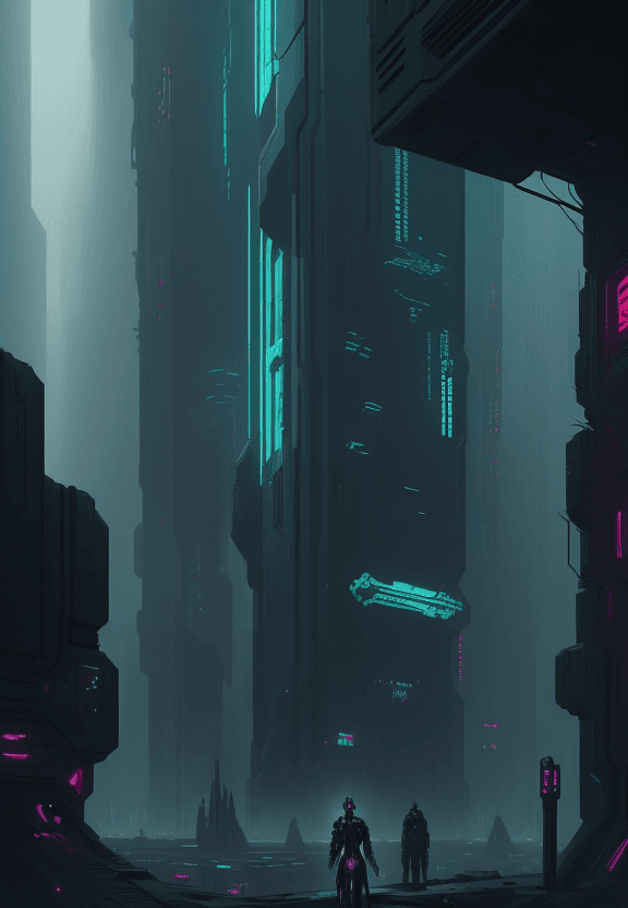 AI generated: detailed cyberpunk illustration
dark cyberpunk illustration
epic fantasy sci fi illustration
cyberpu...