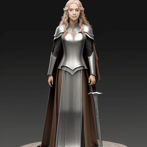 DreamShaper prompt: Éowyn full body