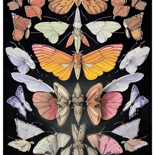 AI generated: beautiful butterfly anatomy diagram, bold shūji, chart, schematics, infographic, scientific, measure...
