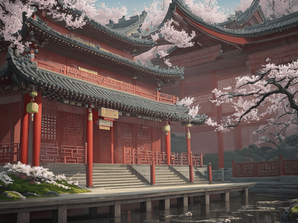 AI generated: Chinese style illustration, Chinese traditional 24 solar terms, beginning of spring, 16k,hdr,masterp...