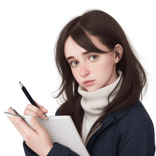 AI generated: Studio portrait, white background, uhd image,  28 years old female, is in a relationship, parent, ty...
