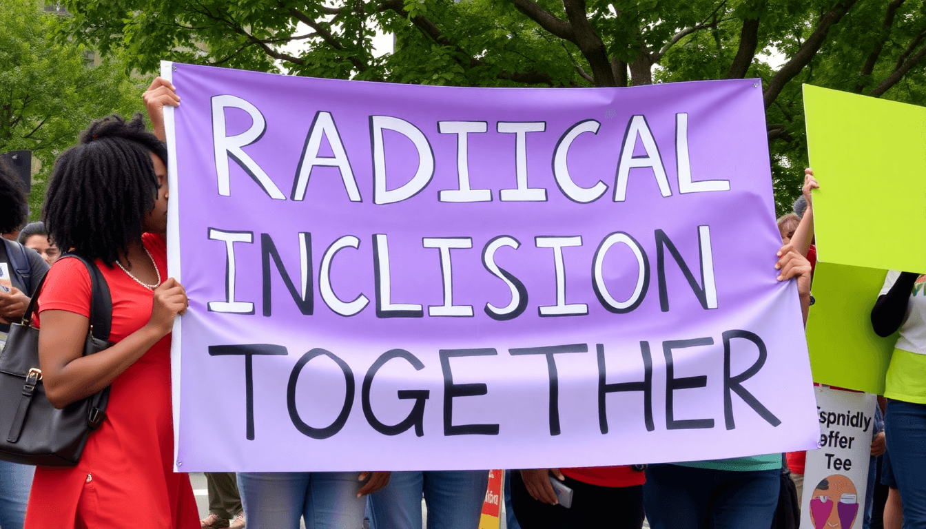 AI generated: Radical inclusion movement  Together