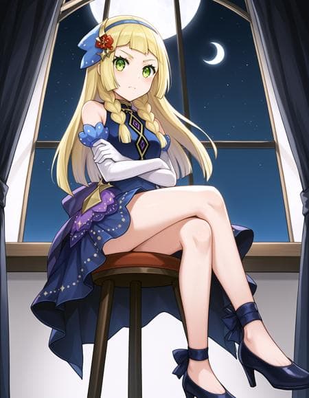 [Pony / Illustrious XL] Lille (anniversary 2021) | リーリエ（２１アニバーサリー） - Pokemon