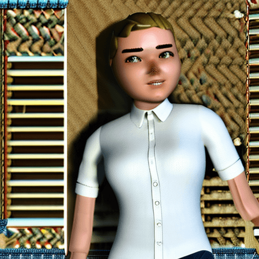 AI generated: white shirt, jeans,  country girl, standing on roof (detailed skin 1,0) 