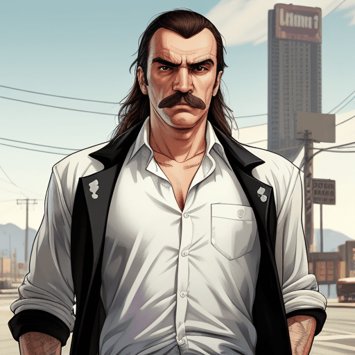 AI generated: a picture in the style of a gta 5 poster game, GTA V,  Grand Theft Auto 5 poster,  16k, UHD, HDR, so...