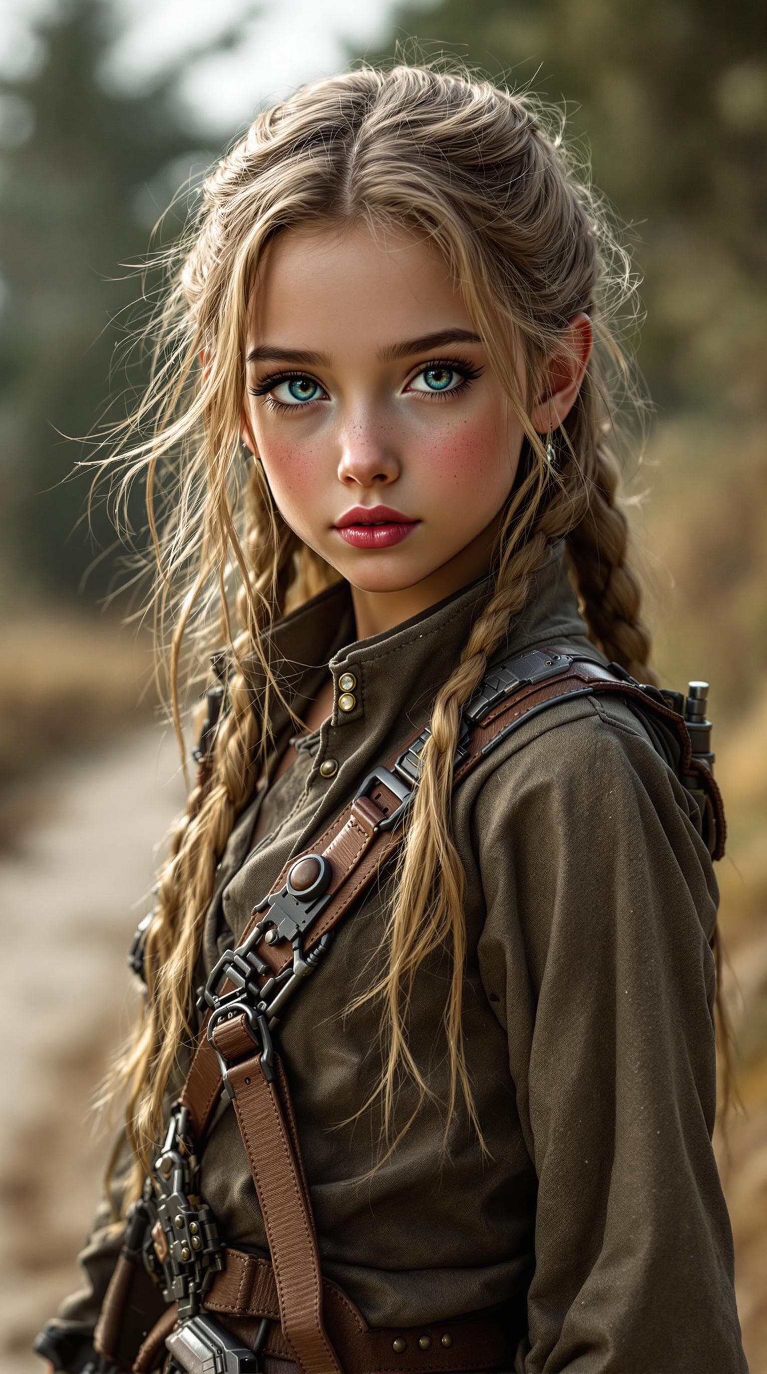 AI generated: a professional photo of a exceptionally beautiful girl in the world (age 11), (eleven year old), hig...