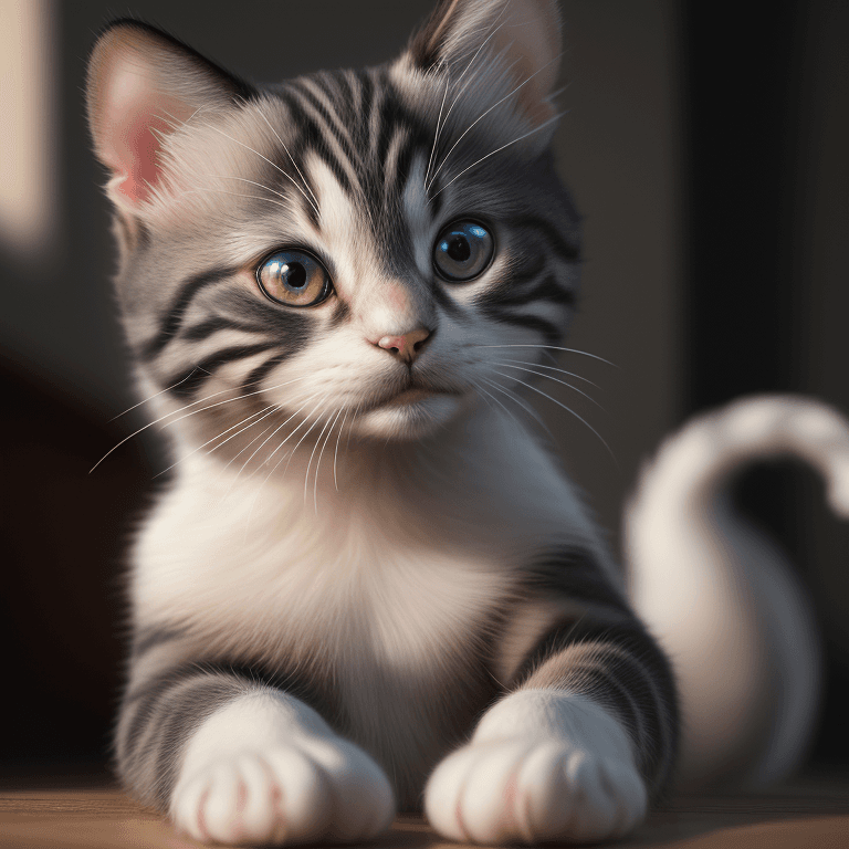AI generated: (hyperrealism : 1. 4), (award winning: 1. 4) (masterpiece photo: 1. 4) BREAK a beautiful, very cute ...