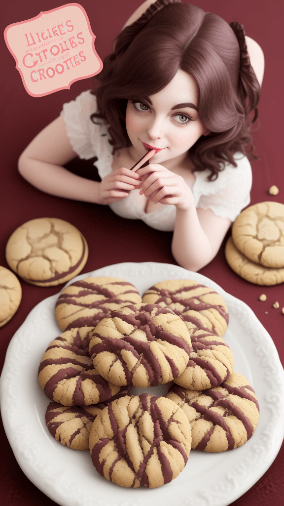 AI generated: "Seductive Librarian Cookies: These cookies are not your average library snack. With a hint of misch...