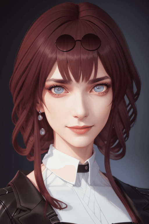 AI generated: <lora:StarRail_Kafka_AP_v4:1> kafka. (Slim body). Dynamic pose. Beautiful face, detailed face. a sli...