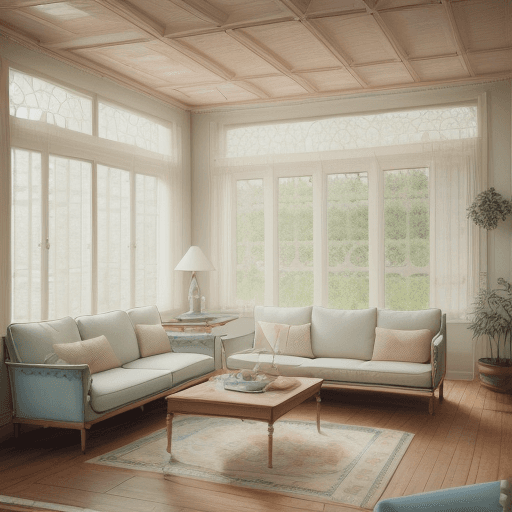 AI generated: High resolution photography interior design, dreamy sunken living room conversation pit, wooden floo...