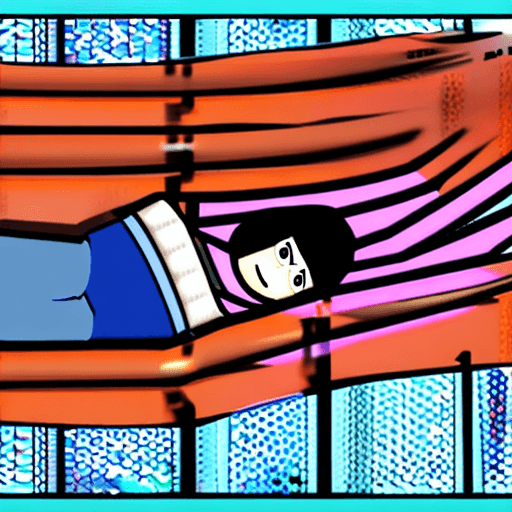 AI generated: best quality,
(solo,chibi:1.2),lying on back,sleeping,
(landscape isometric:1.1),
<lora:hyperrefiner...