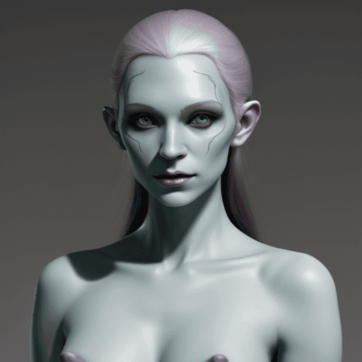 AI generated: Pale human, dnd changeling, shapeshifter, good looking