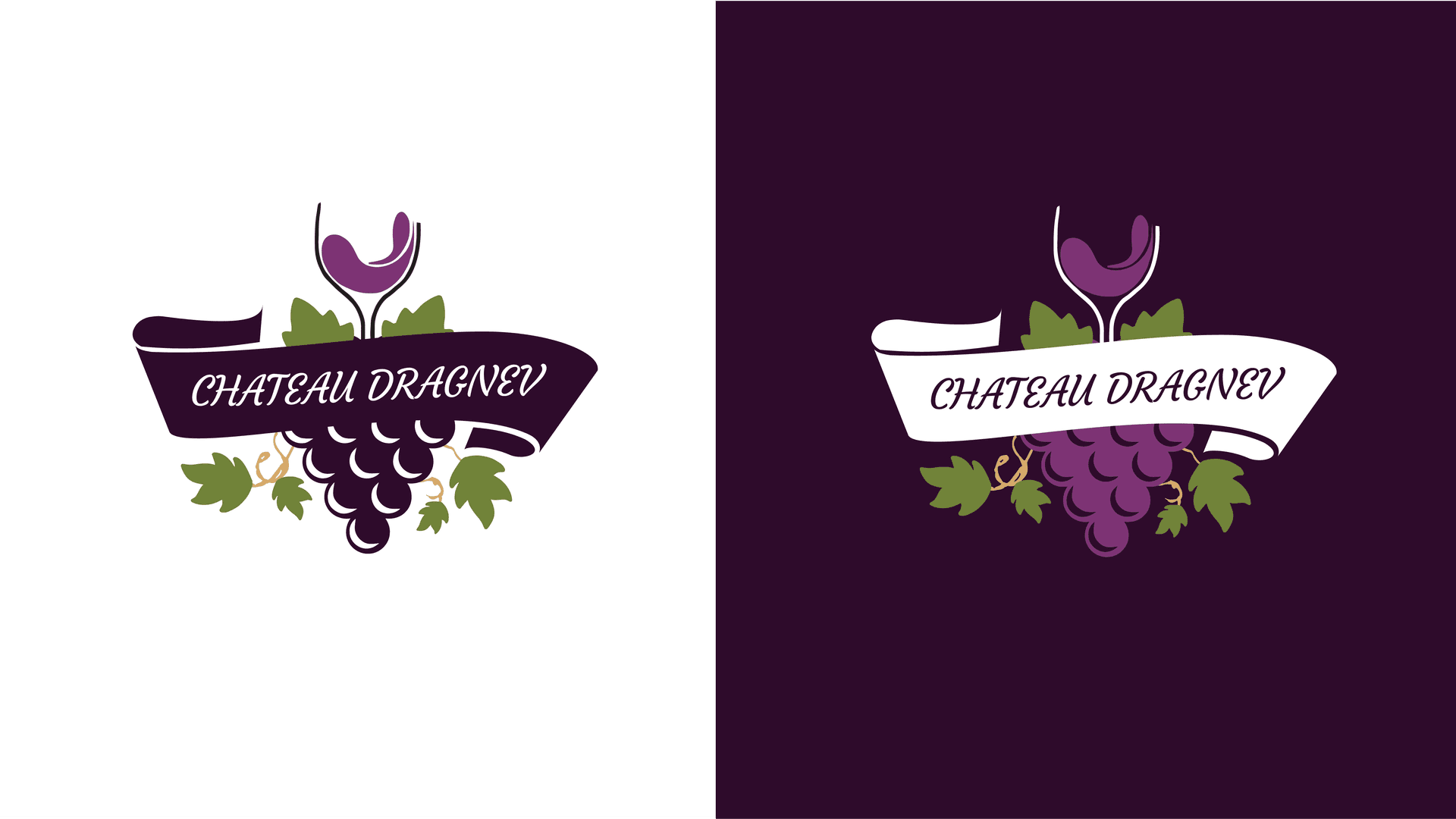 AI generated: sticker for wine bottle with abstract deer and wine fields