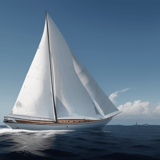 AI generated: Photo of a ultra realistic sailing s