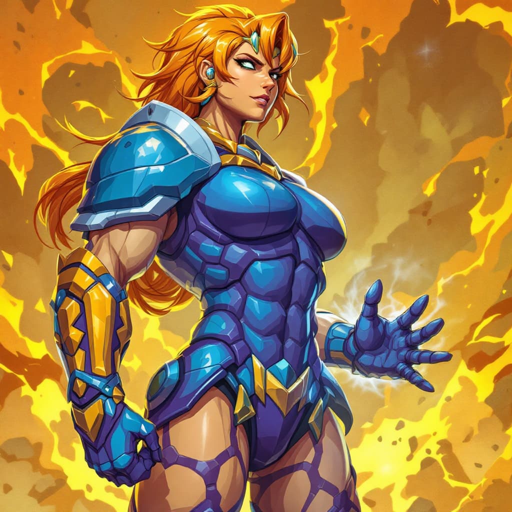 AI generated: samus Aran abs dandonfuga 