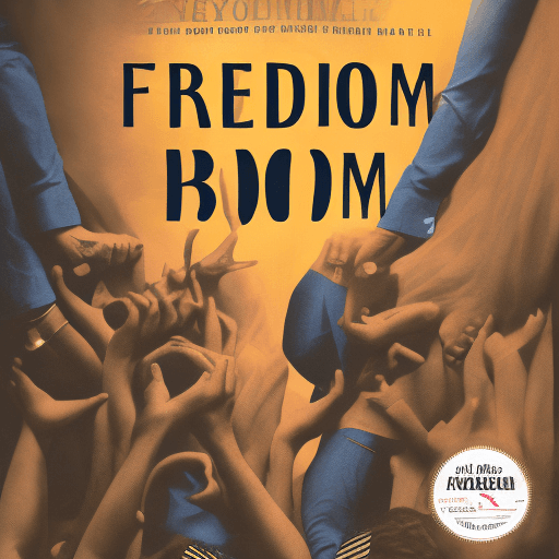 AI generated: freedom book cover