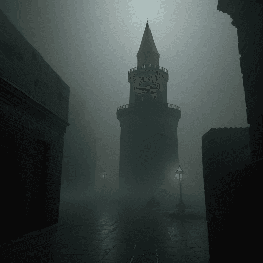 AI generated: old city with cyclopean walls, hp lovecraft, detailed painting, 4k, cinematic, octane, hazy, depth f...