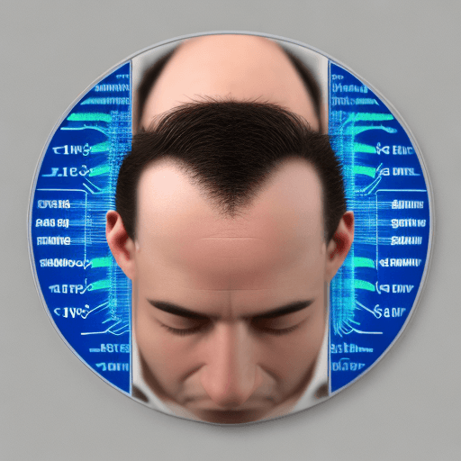 AI generated: render of a wearable patch on the forehead to measure biological signals